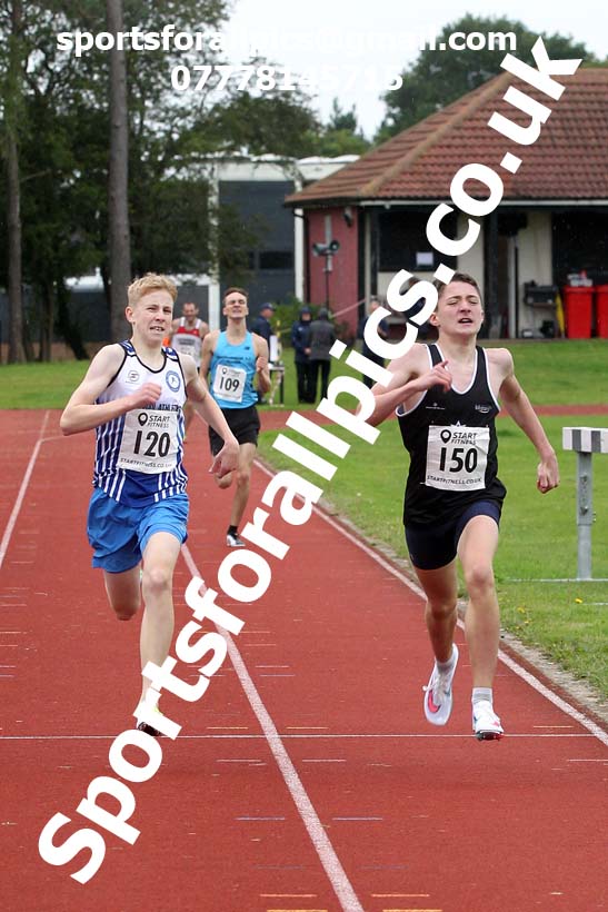 800 metres 56, NECAA Open Meeting, Morpeth, Sunday, March 23rd. David T. Hewitson/Sports for All Pics
